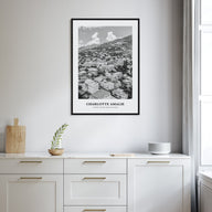 Charlotte Amalie Portrait B&W Poster