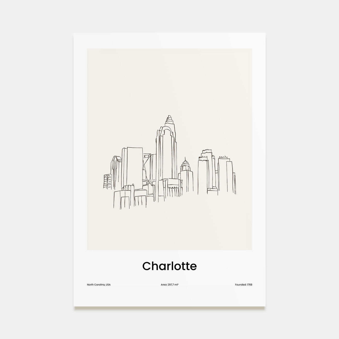Charlotte Drawn Poster