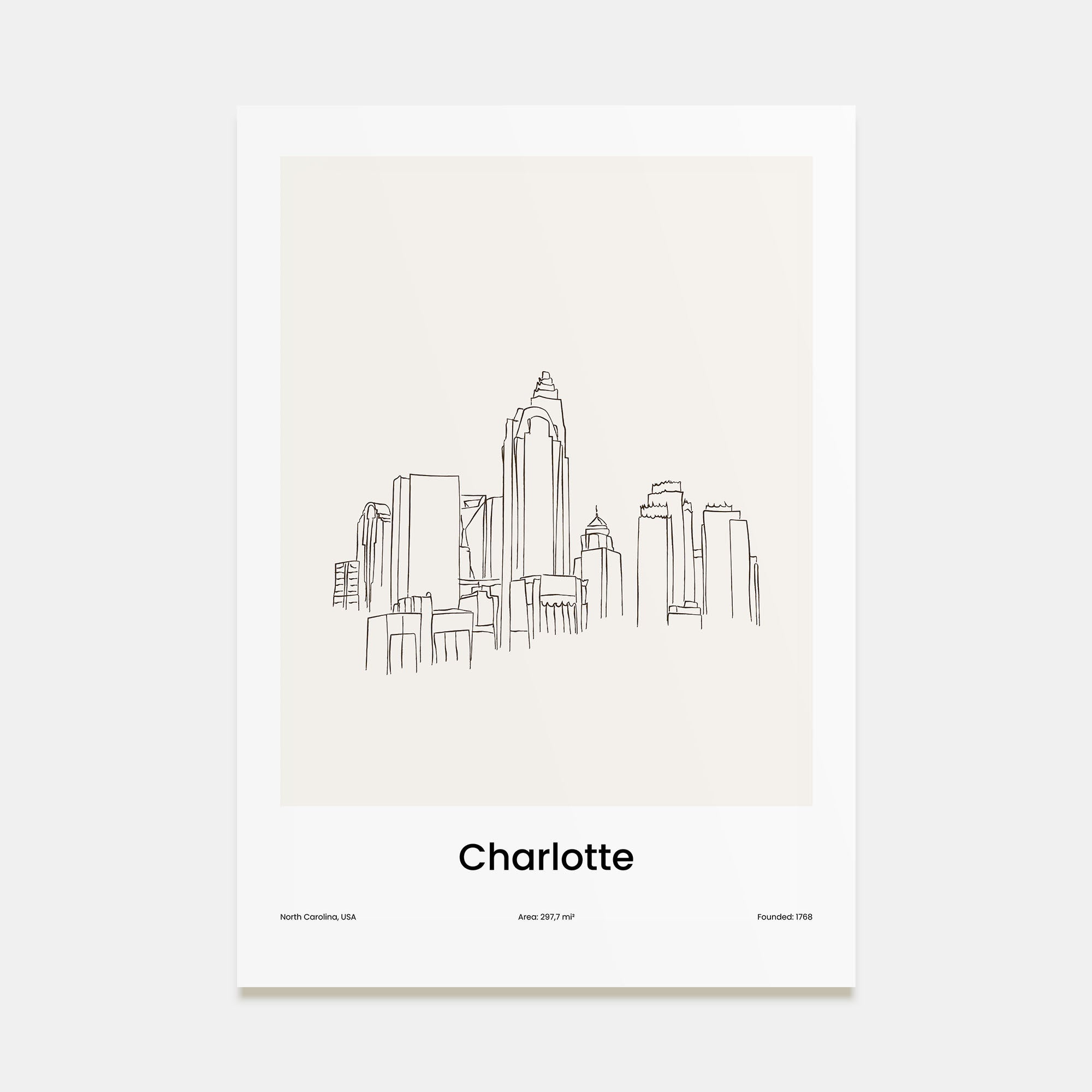 Charlotte Drawn Poster