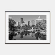 Charlotte Landscape B&W Poster