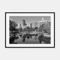 Charlotte Landscape B&W Poster