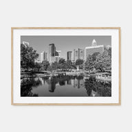 Charlotte Landscape B&W Poster