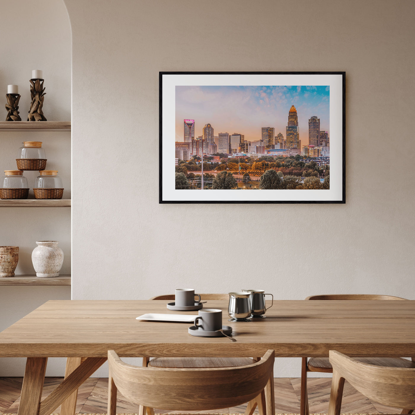 Charlotte Landscape Color Poster