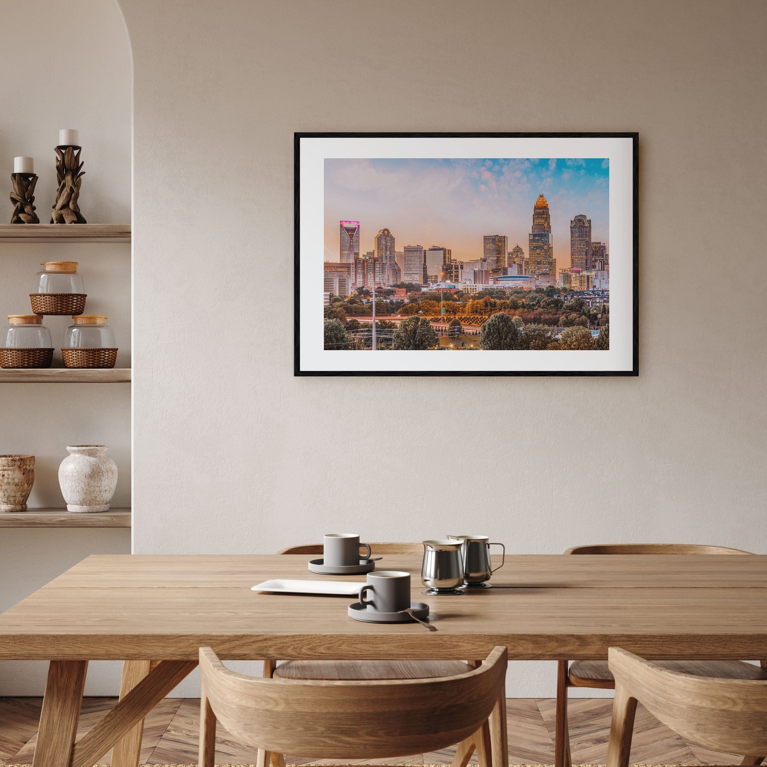 Charlotte Landscape Color Poster