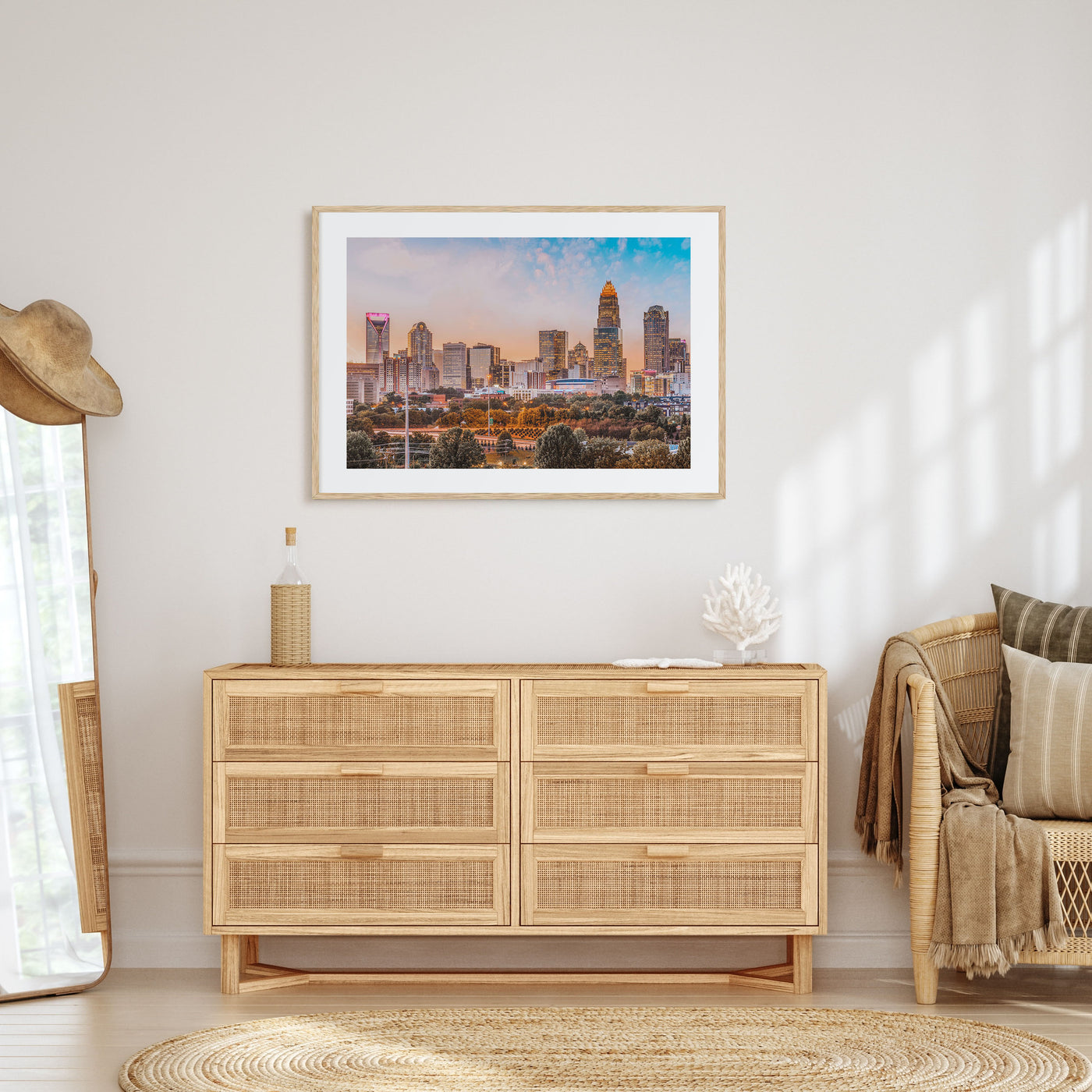 Charlotte Landscape Color Poster