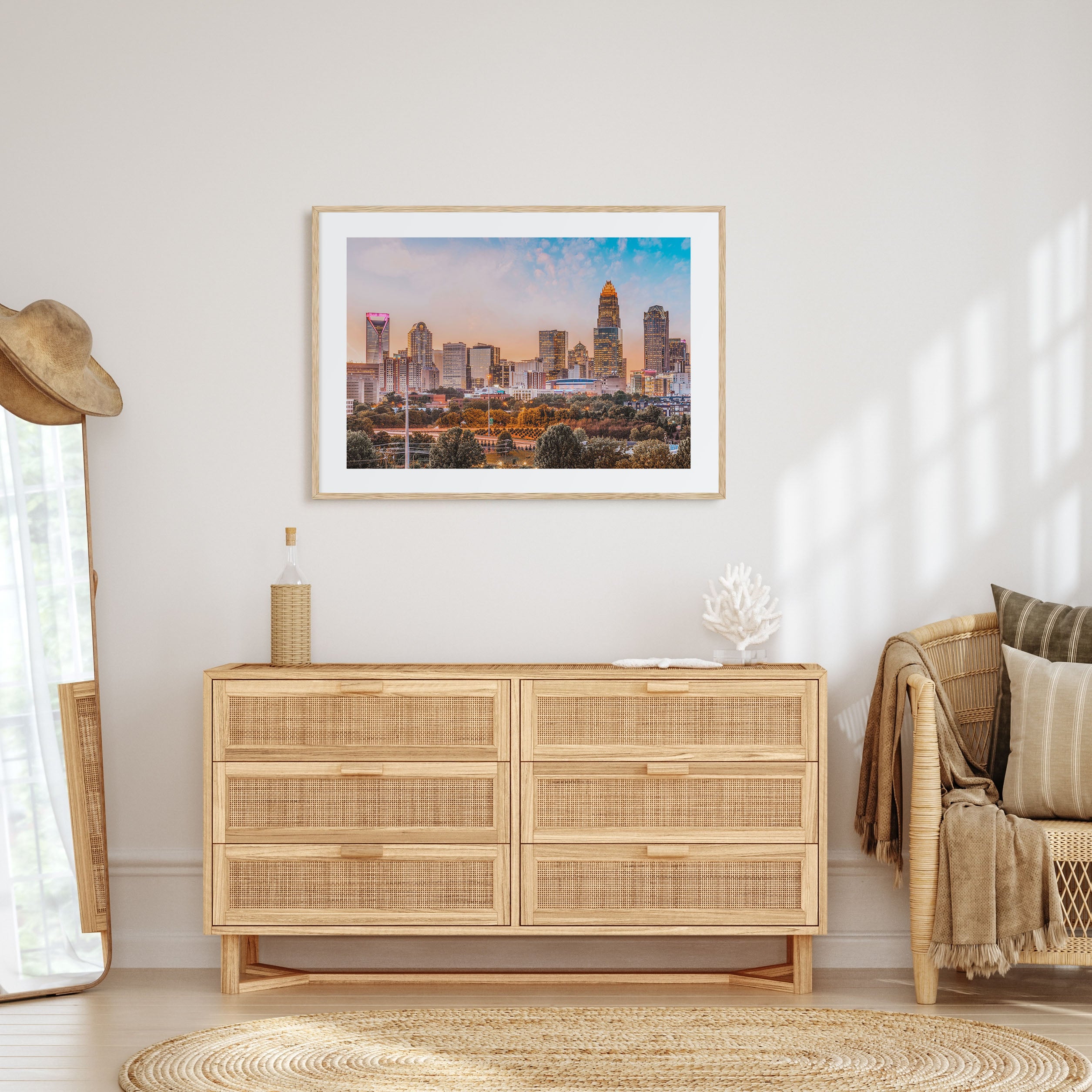 Charlotte Landscape Color Poster