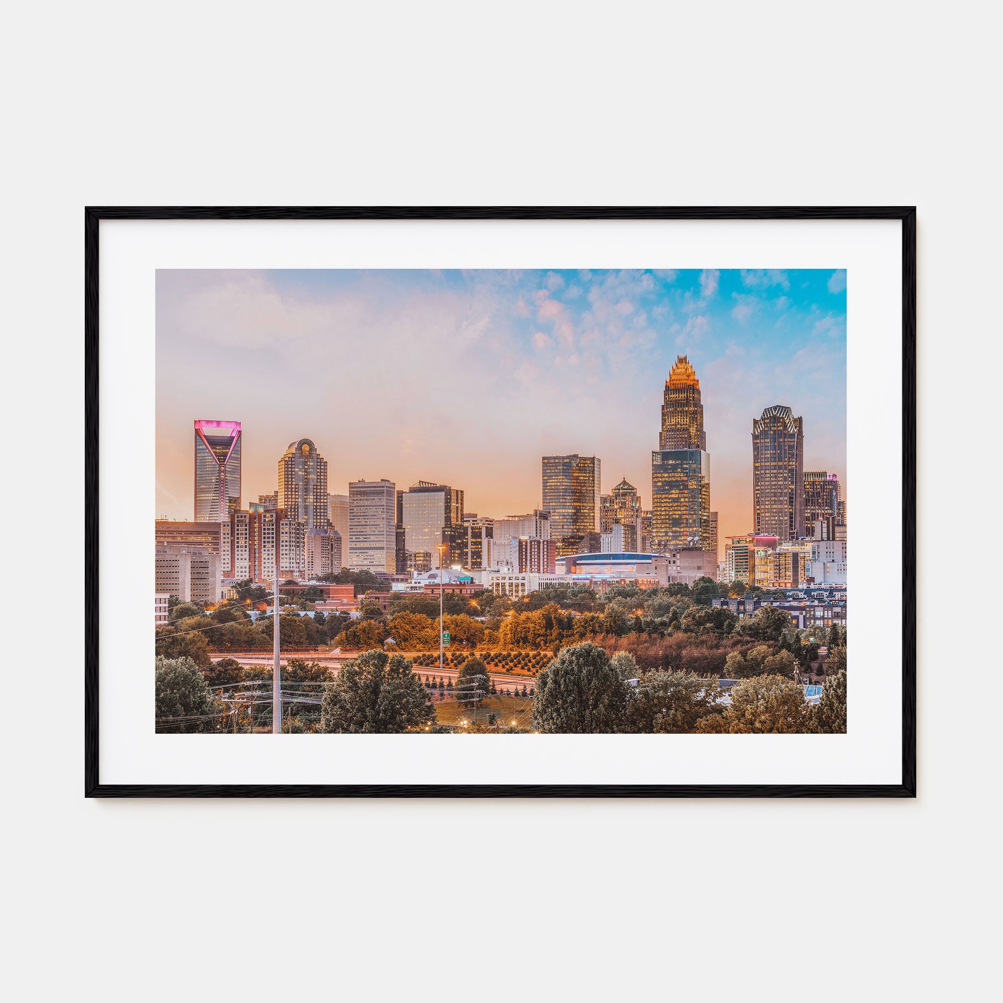 Charlotte Landscape Color Poster