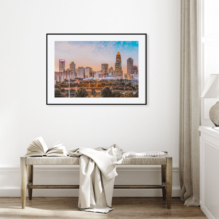 Charlotte Landscape Color Poster