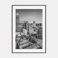 Charlotte Photo B&W No 1 Poster