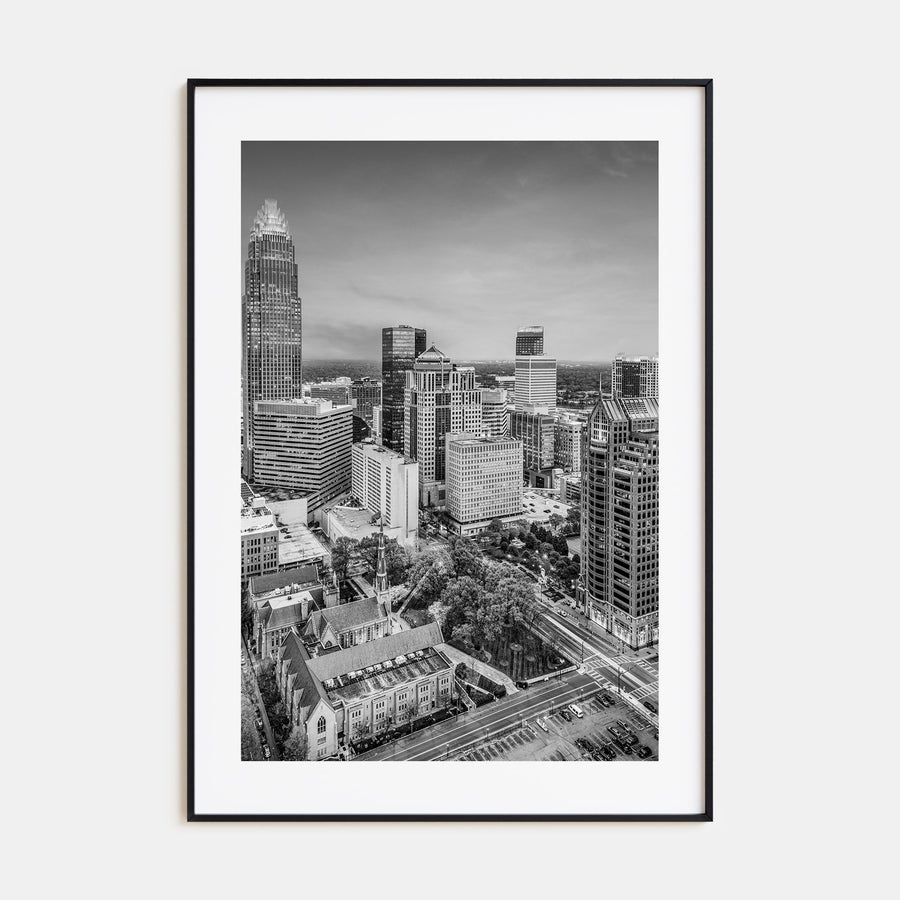 Charlotte Photo B&W No 1 Poster