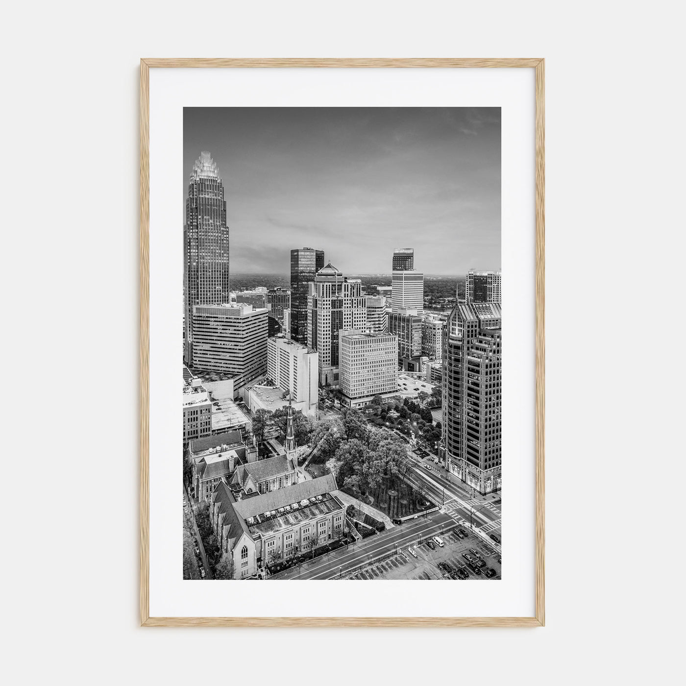 Charlotte Photo B&W No 1 Poster