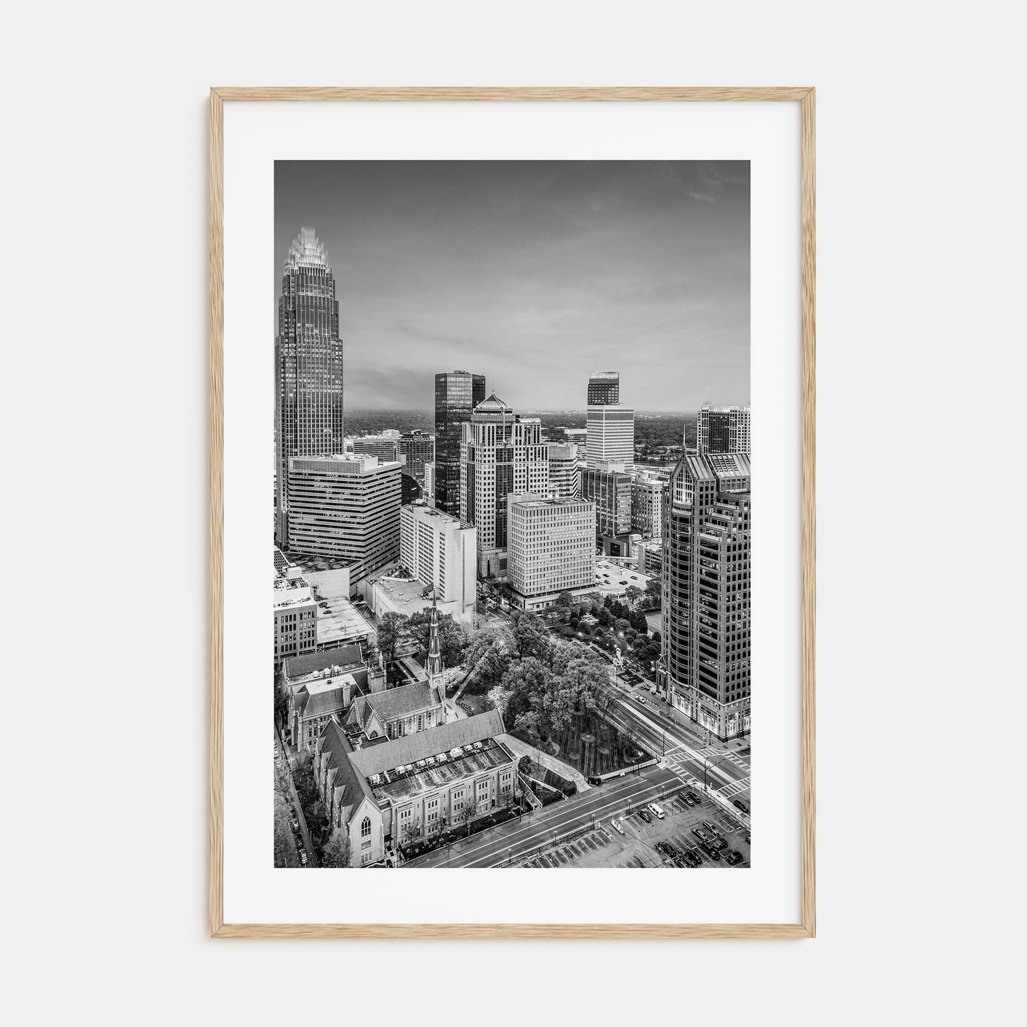 Charlotte Photo B&W No 1 Poster