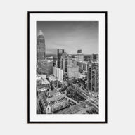 Charlotte Photo B&W No 1 Poster