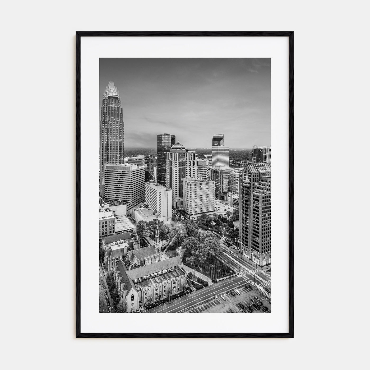 Charlotte Photo B&W No 1 Poster