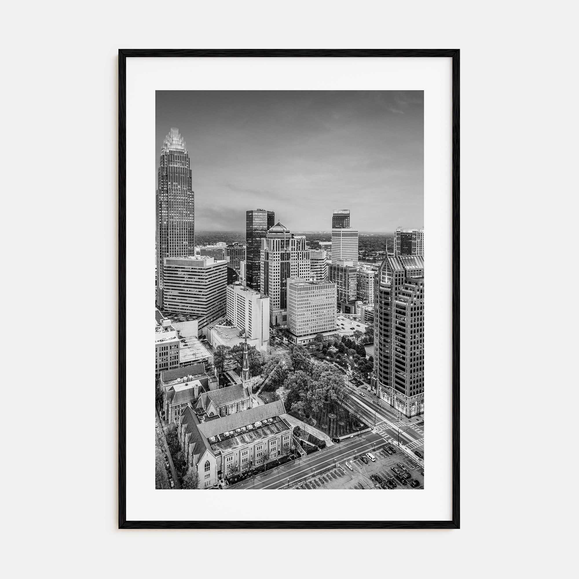Charlotte Photo B&W No 1 Poster