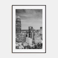 Charlotte Photo B&W No 2 Poster