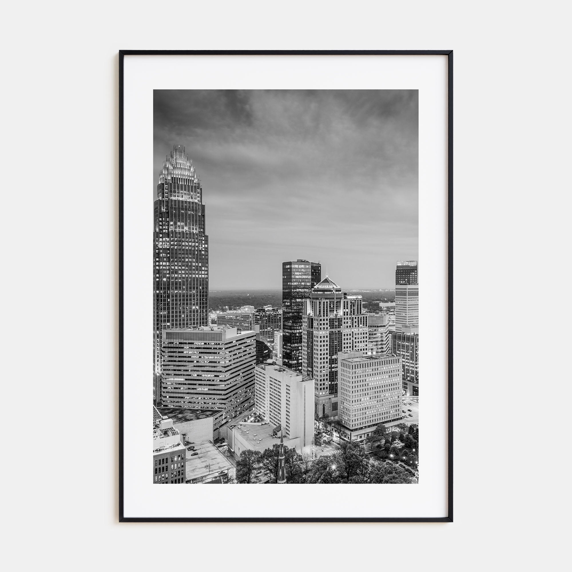 Charlotte Photo B&W No 2 Poster