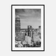 Charlotte Photo B&W No 2 Poster