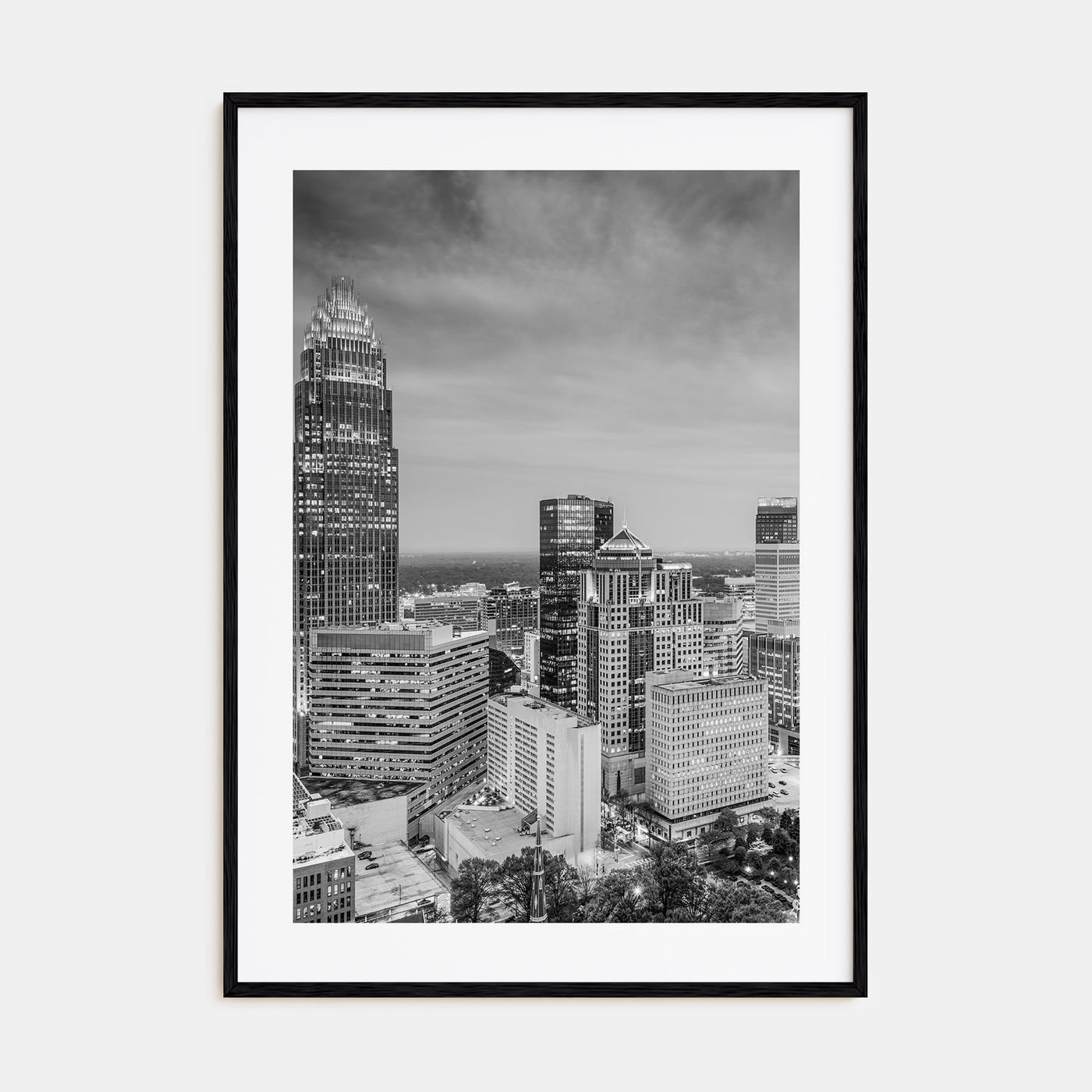 Charlotte Photo B&W No 2 Poster