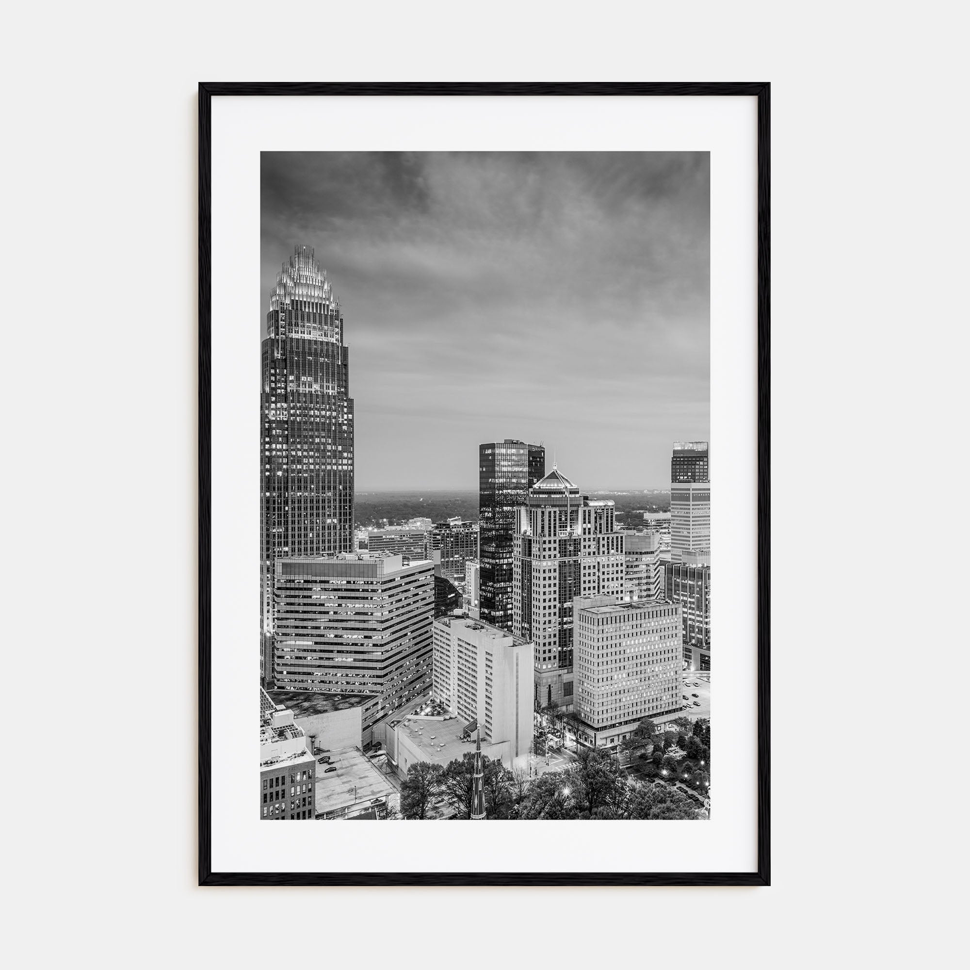 Charlotte Photo B&W No 2 Poster