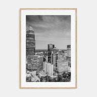 Charlotte Photo B&W No 2 Poster