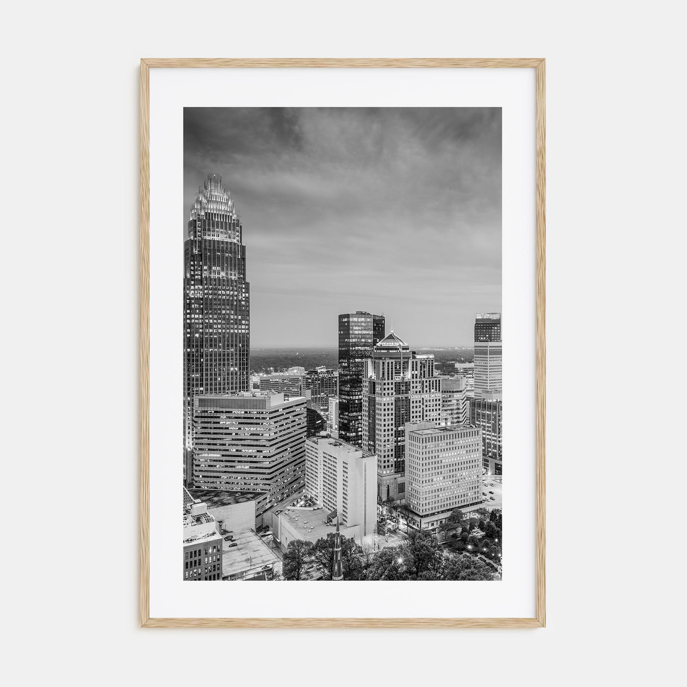 Charlotte Photo B&W No 2 Poster