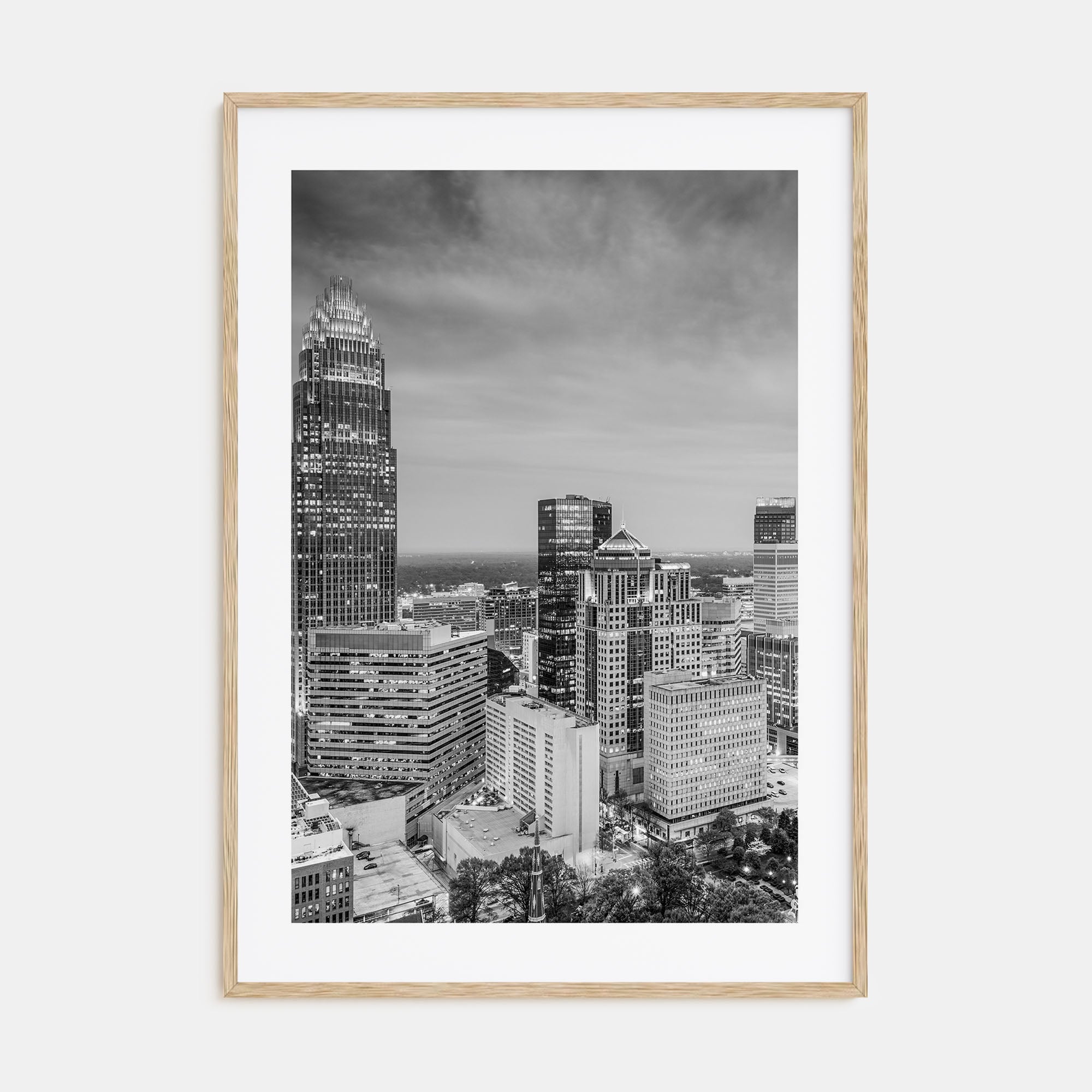 Charlotte Photo B&W No 2 Poster