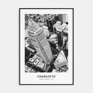 Charlotte Portrait B&W No 1 Poster