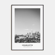 Charlotte Portrait B&W No 2 Poster