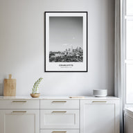 Charlotte Portrait B&W No 2 Poster