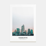 Charlotte Portrait Color No 1 Poster