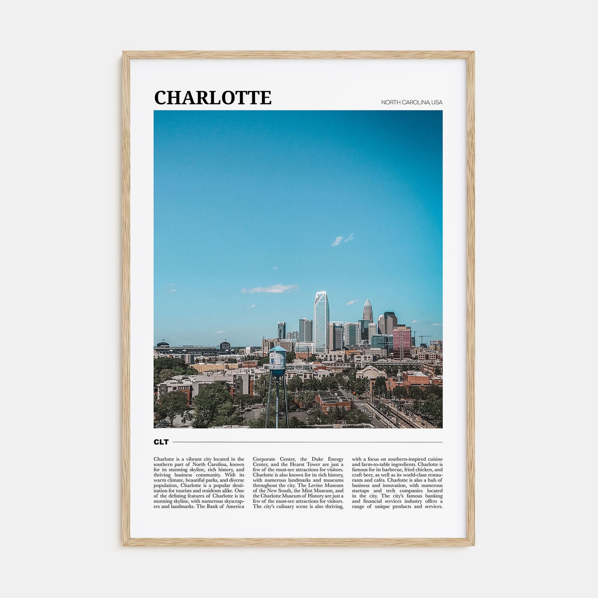 Charlotte Travel Color No 1 Poster