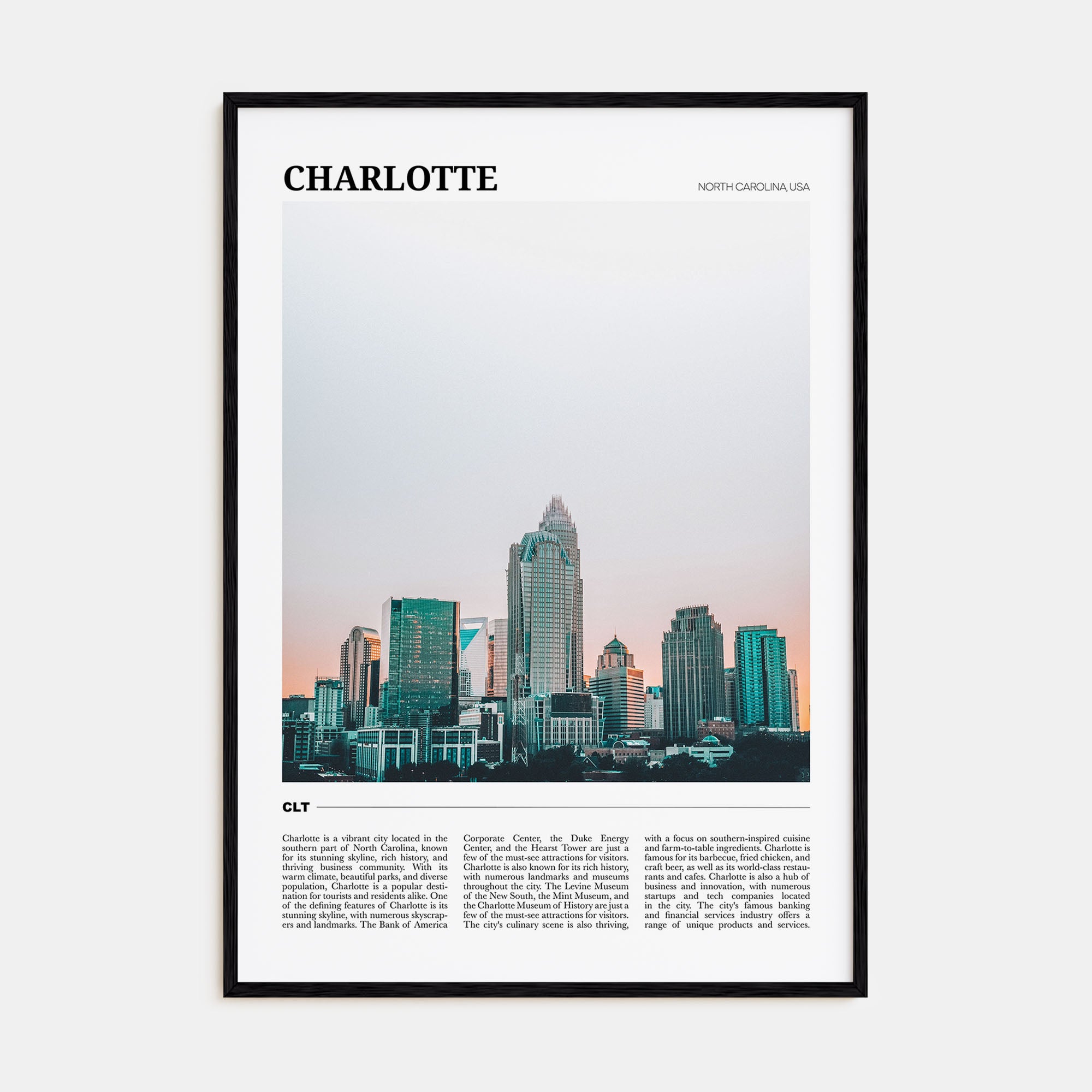 Charlotte Travel Color No 2 Poster