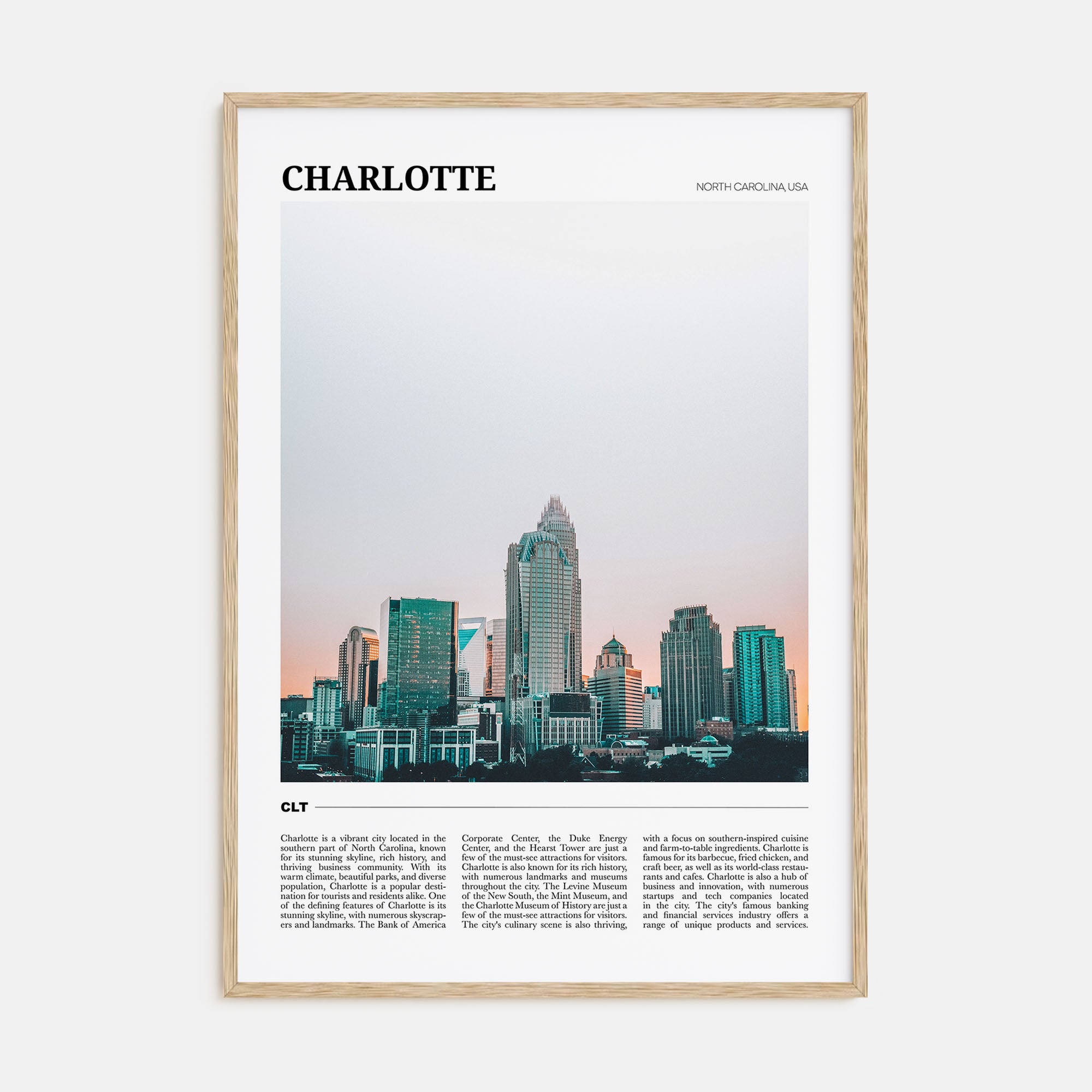Charlotte Travel Color No 2 Poster