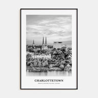 Charlottetown Portrait B&W Poster