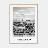 Charlottetown Portrait B&W Poster