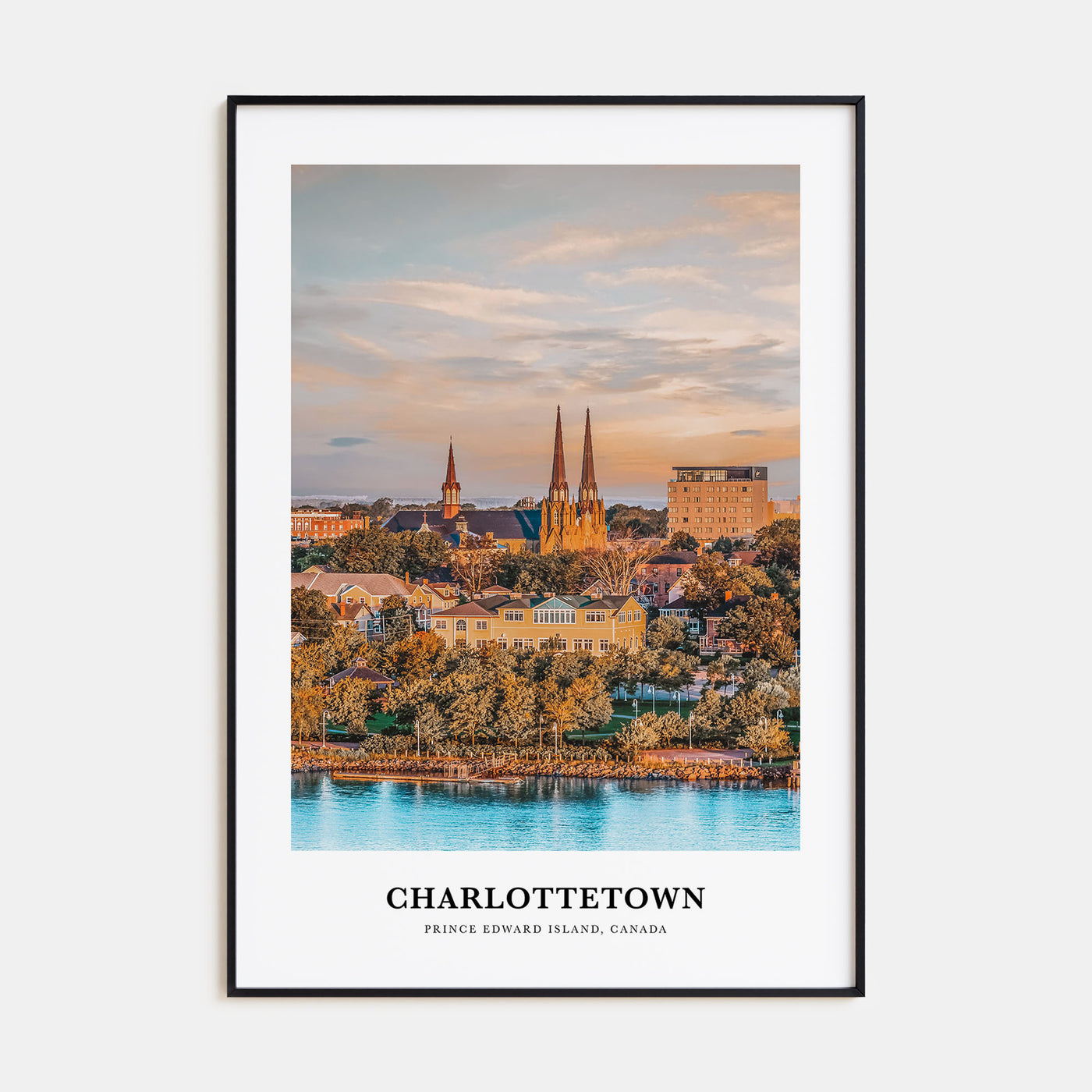Charlottetown Portrait Color Poster