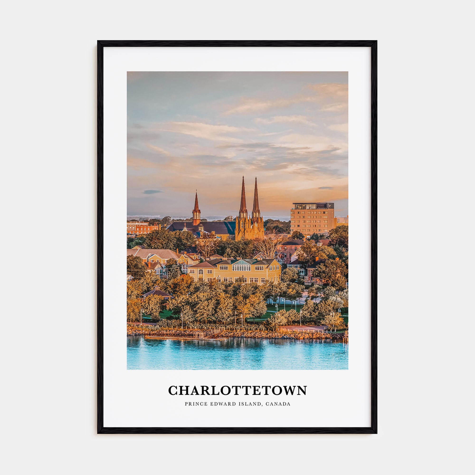 Charlottetown Portrait Color Poster
