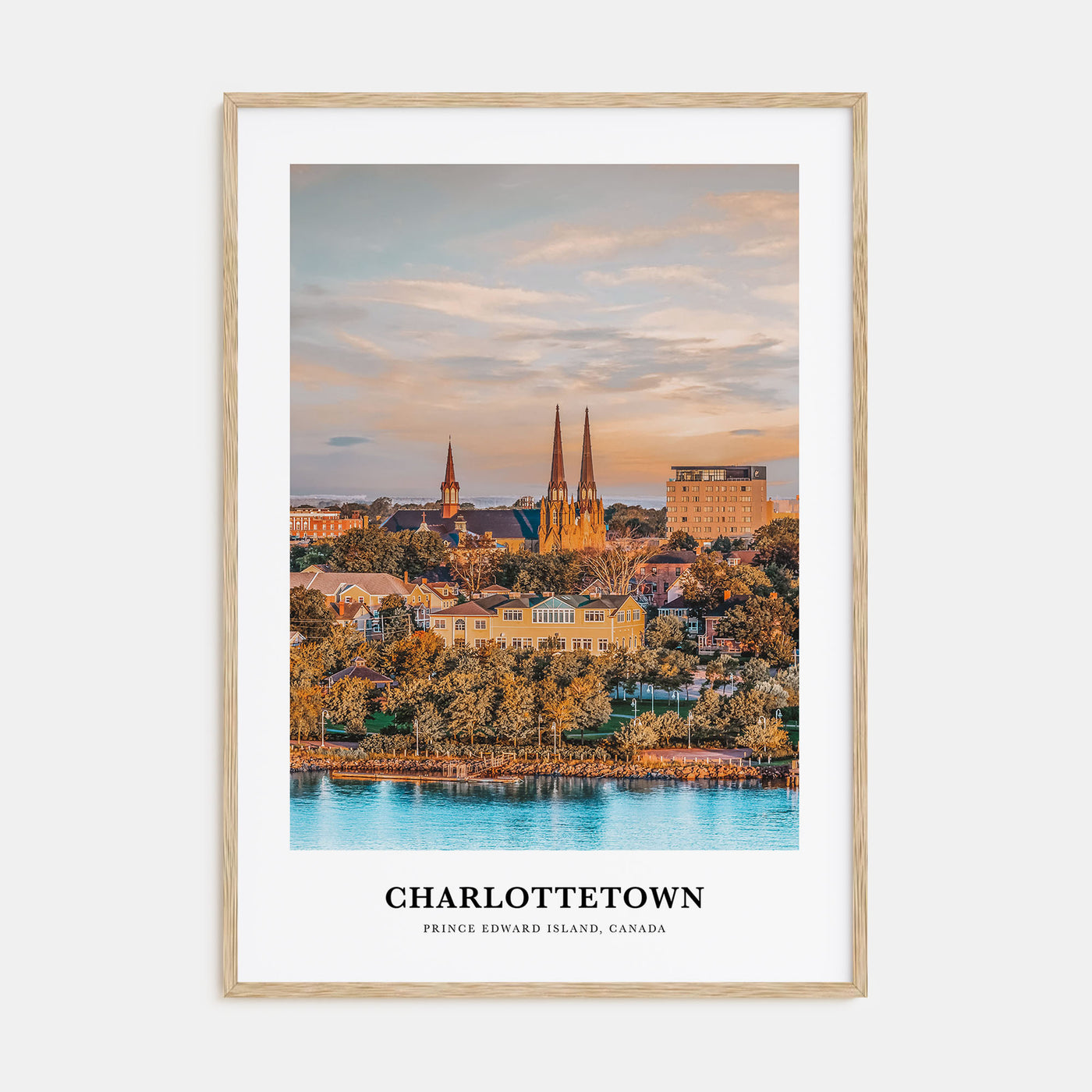 Charlottetown Portrait Color Poster