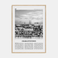 Charlottetown Travel B&W Poster