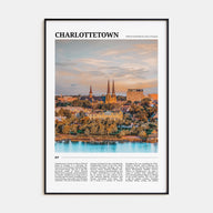 Charlottetown Travel Color Poster