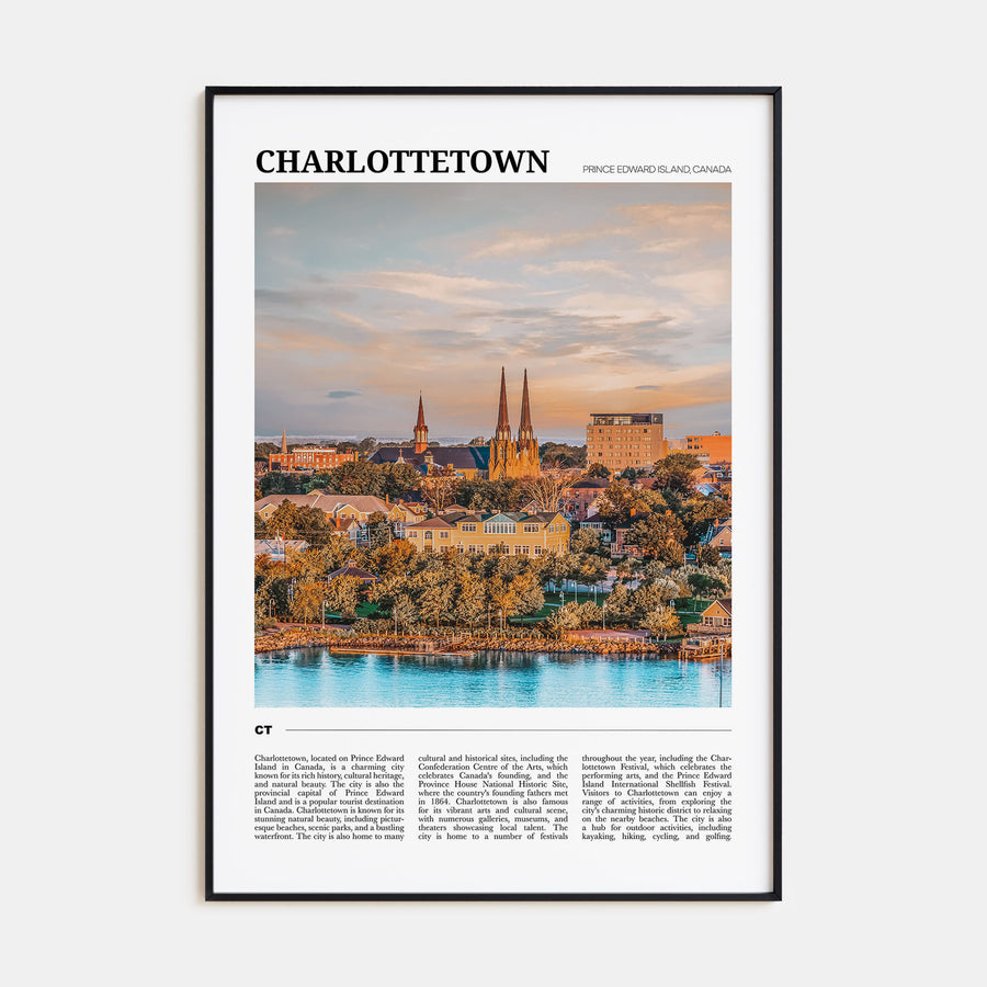 Charlottetown Travel Color Poster