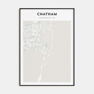 Chatham Map Portrait Poster