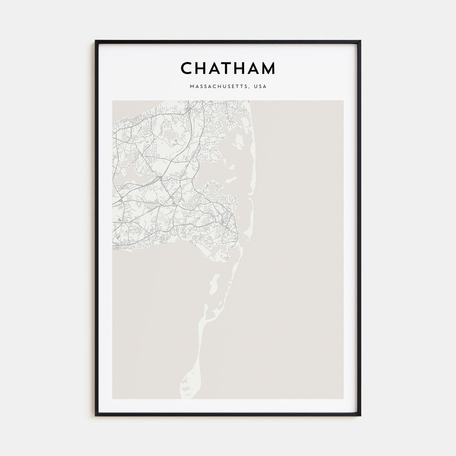 Chatham Map Portrait Poster