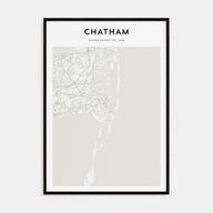 Chatham Map Portrait Poster