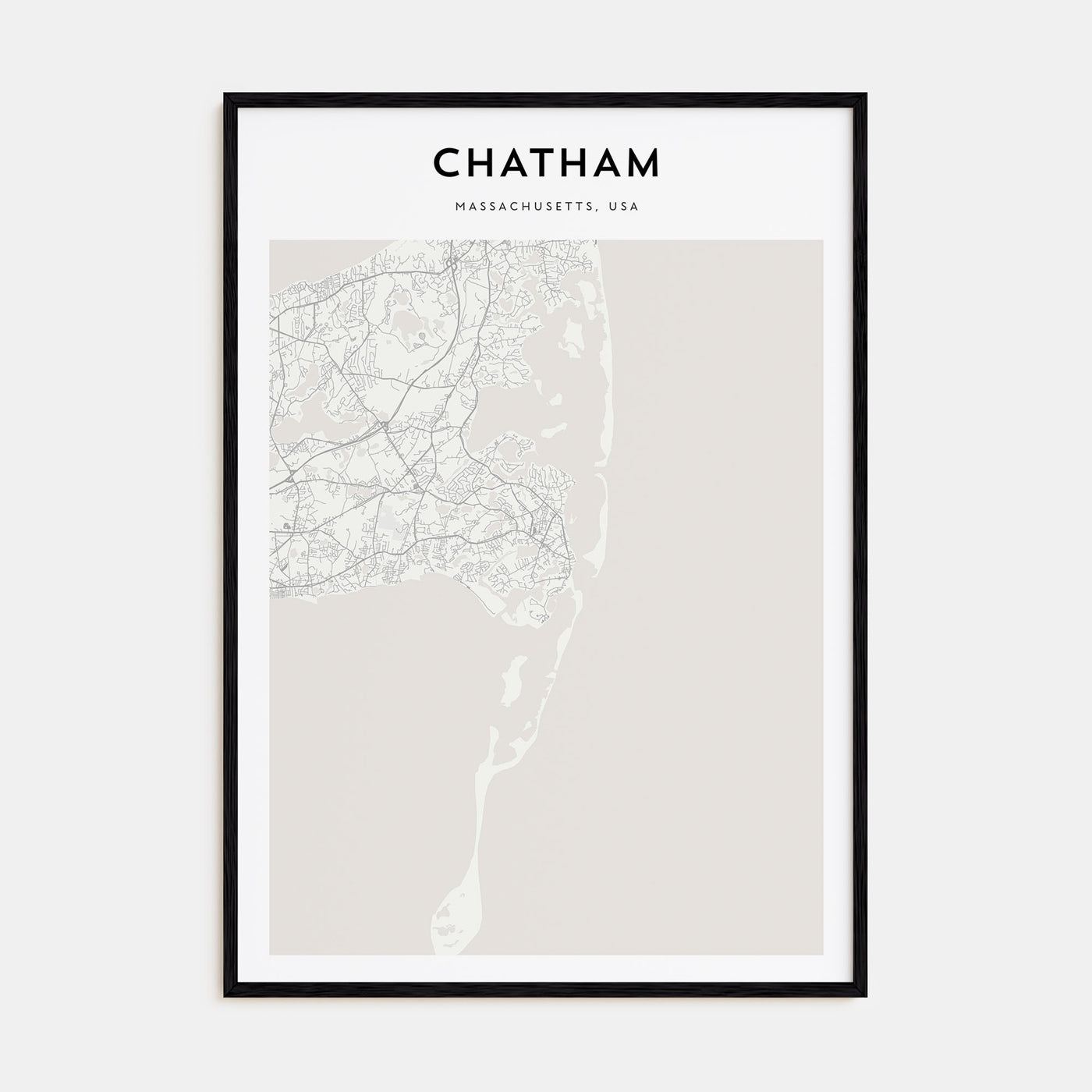 Chatham Map Portrait Poster