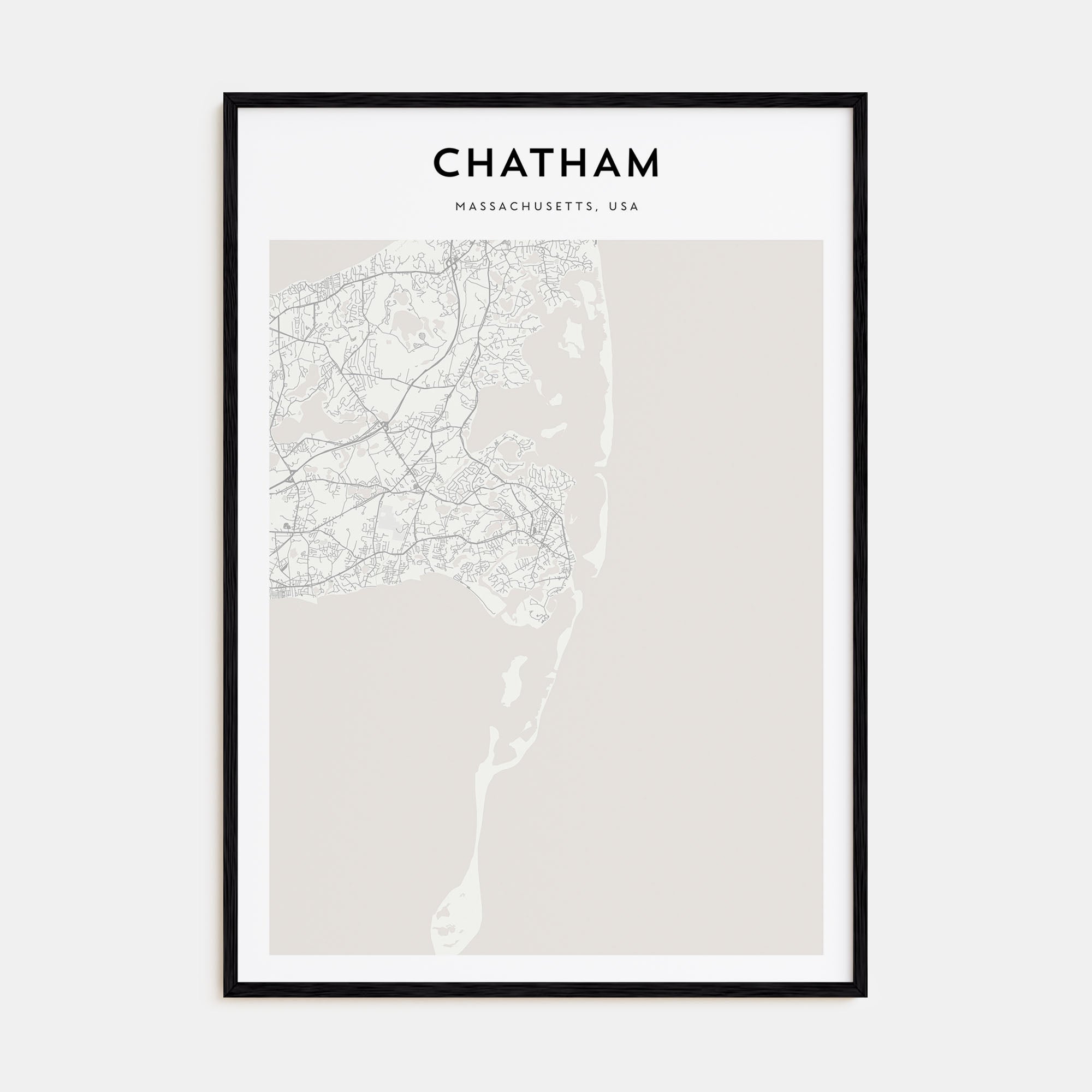 Chatham Map Portrait Poster