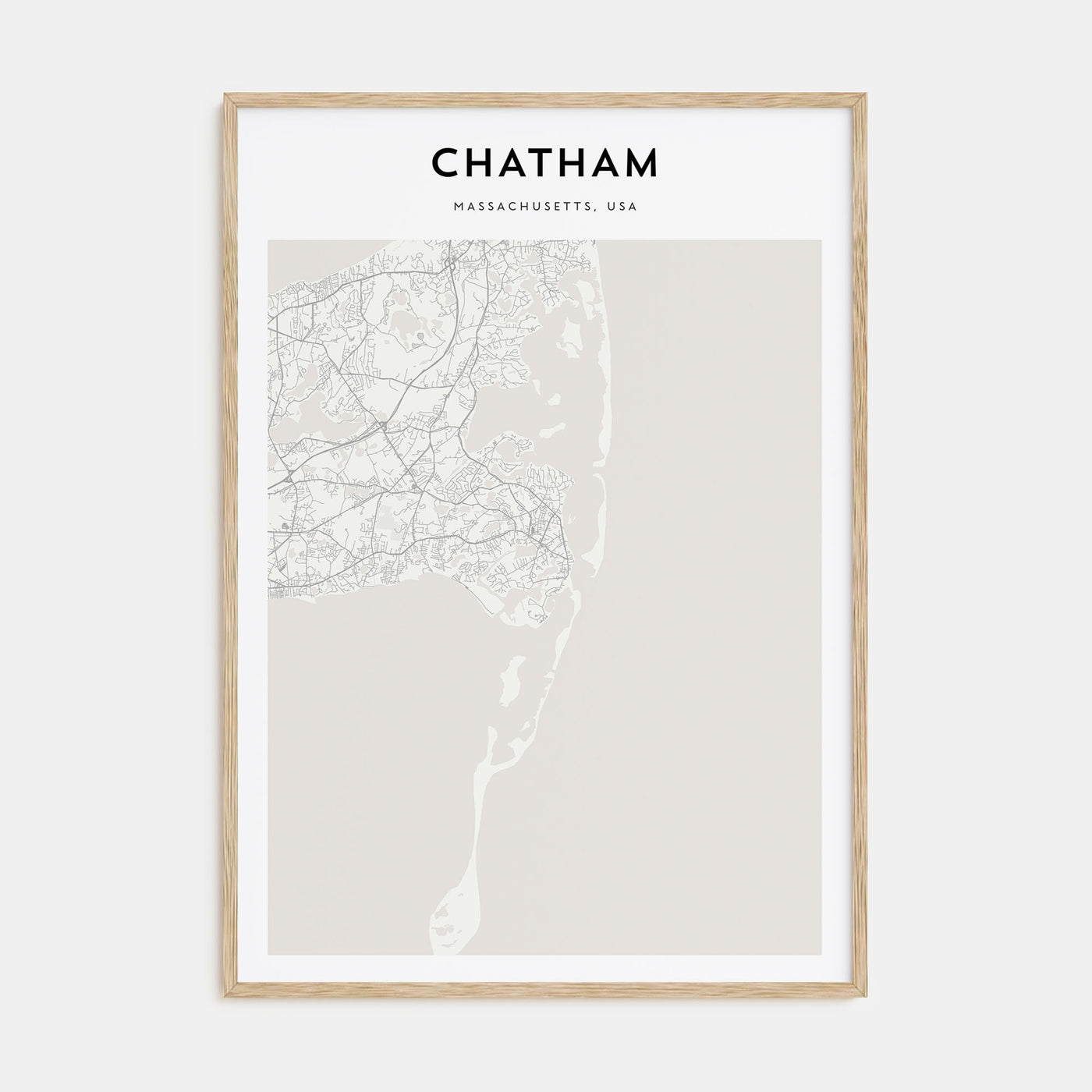 Chatham Map Portrait Poster
