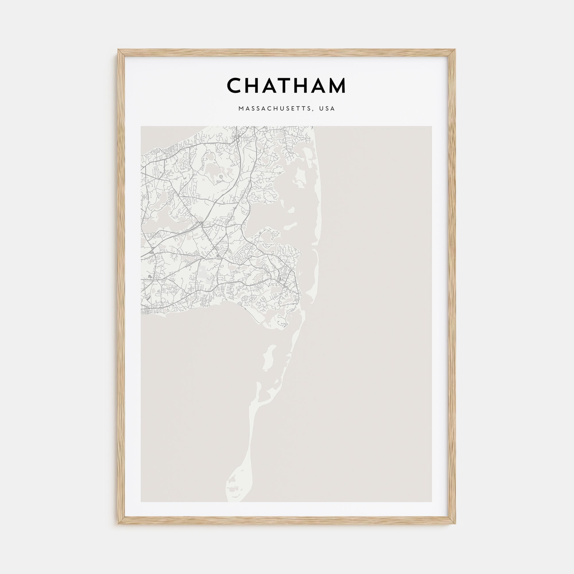 Chatham Map Portrait Poster