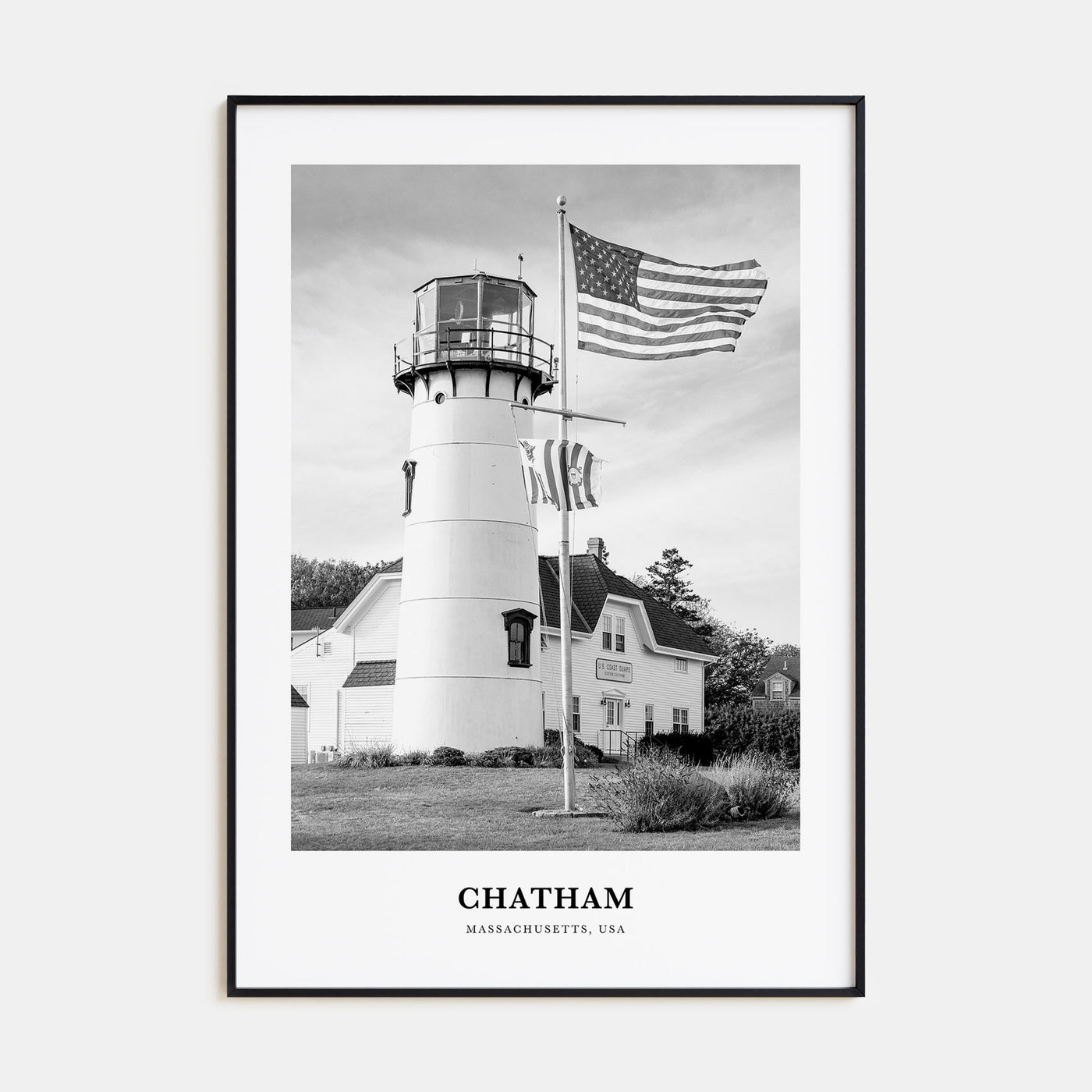 Chatham Portrait B&W Poster